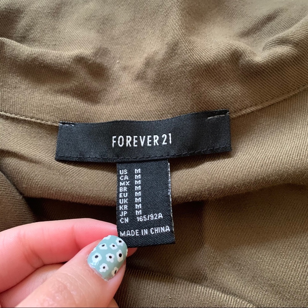 Forever 21 long duster/ coat - Picture 8 of 9
